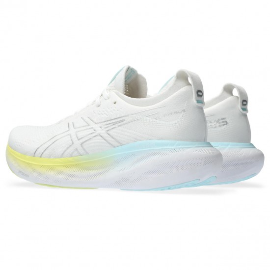 ASICS Gel Nimbus 25 Γυναικεία Αθλητικά Παπούτσια Running Λευκά 1012B356-105 ΓΥΝΑΙΚΑ