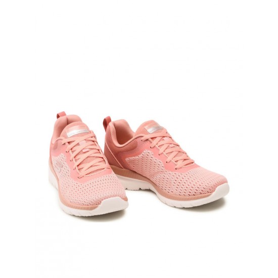 Skechers Engineered Mesh Lace-Up Γυναικεία Sneakers Ροζ 12607-ROS ΓΥΝΑΙΚΑ