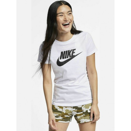 Nike Essential Γυναικείο Αθλητικό T-shirt Λευκό BV6169-100 ΓΥΝΑΙΚΑ