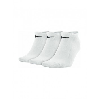 Nike Value Αθλητικές Κάλτσες Λευκές 3 Ζεύγη SX2554-101