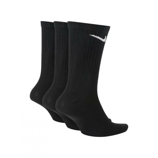 Nike Everyday Lightweight Αθλητικές Κάλτσες Μαύρες 3 Ζεύγη SX7676-010 ΑΝΔΡΑΣ