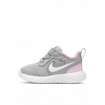 Nike Αθλητικά Παιδικά Παπούτσια Running Revolution 5 Γκρι BQ5673-021